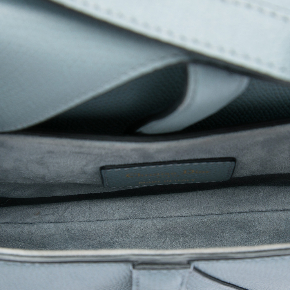 Pre-Loved Dior Mini Grained Calfskin Saddle Bag - Picture 4 of 5